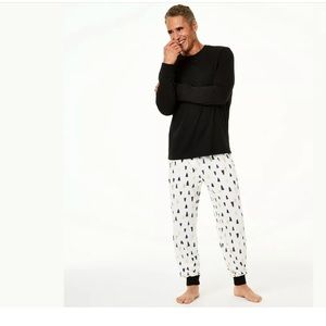 Men’s Christmas Tree long Sleeve Set Pajama